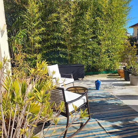 Studio Independant Avec Terrasse A Juan Les Pins Antibes Kültér fotó