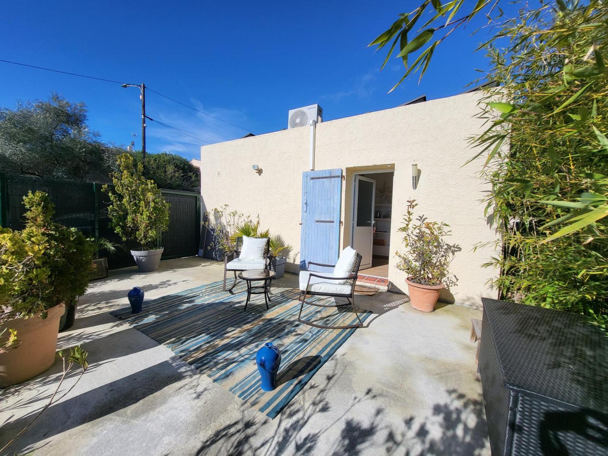 Studio Independant Avec Terrasse A Juan Les Pins Antibes Kültér fotó